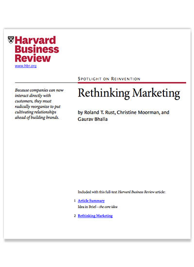 Rethinking Marketing by Gaurav Bhalla